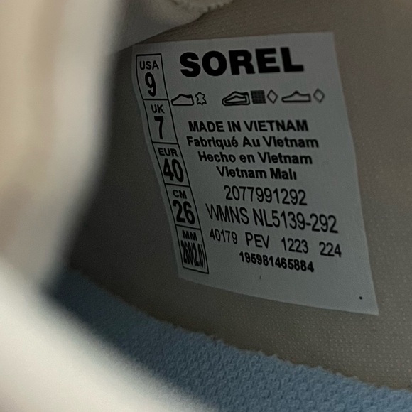 Sorel One Ave low leather Women's Honey White Sneakers brand new without box - Picture 5 of 10